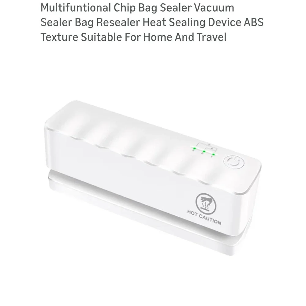 NEW in damaged box Rechargeable Mini Bag Sealer Heat Sealer Vacuum Sealer Device